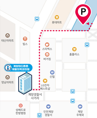 주차장 위치 지도